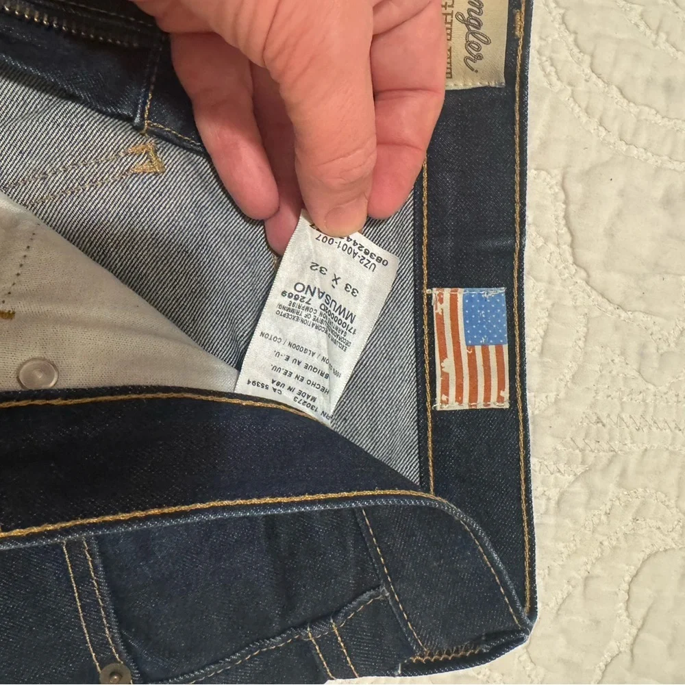 Wrangler Men's Straight Leg Dark Indigo Jeans